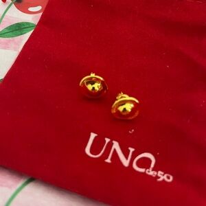UNO de 50 Gold Earrings